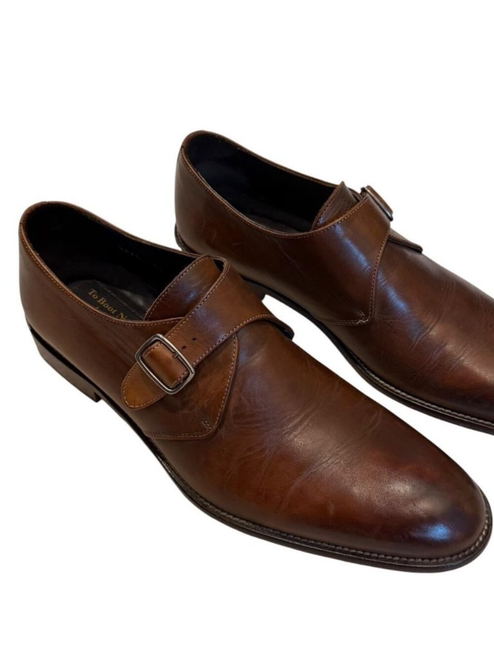 To Boot New York "Bower" Single Monk Strap Loafers, Size 11